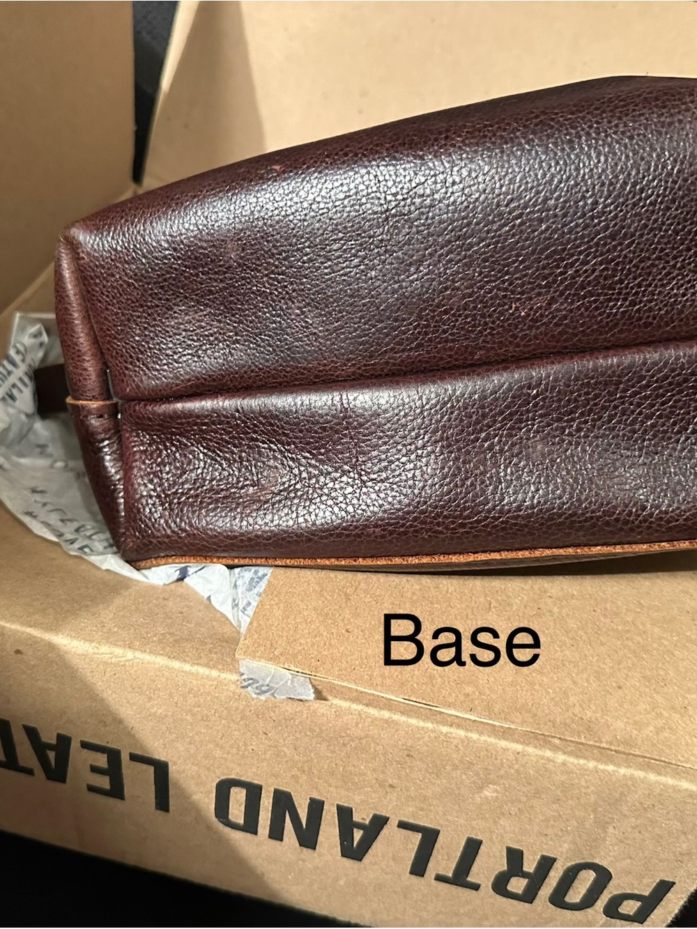 Mini Crossbody Tote - ColdBrew Brown Leather Portland Leather Goods - Picture 5 of 14